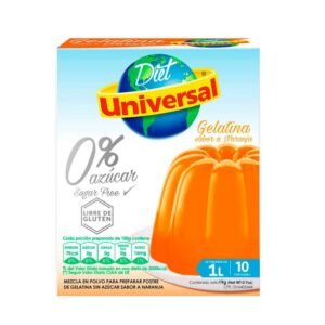Gelatina UNIVERSAL Diet Naranja 19 g