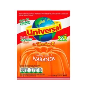 Gelatina UNIVERSAL Sabor Naranja 130 g