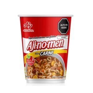 Sopa AJI-NO-MEN Instantánea Sabor Carne Vaso 51 g