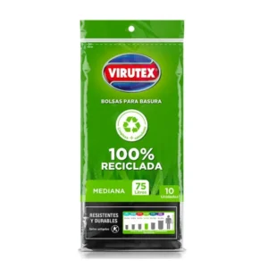 Bolsa de Basura VIRUTEX 10 un 75 L Itros