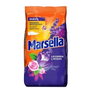 Detergente MARSELLA Lavada y Rosas 430 g
