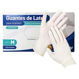 Guante de Latex Maranatha Blancos 1 par