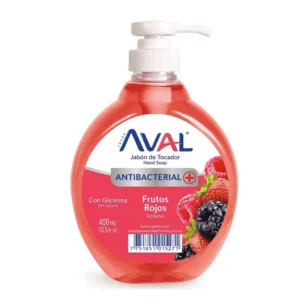 Jabón de Tocador AVAL Frutos Rojos 400 ml