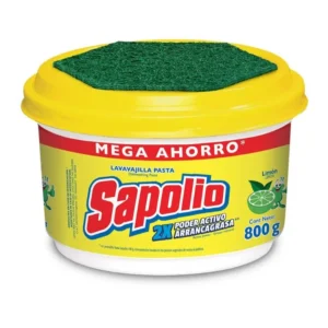 Lavavajilla en Pasta SAPOLIO Limón Pote 800 g