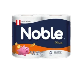 Papel Higiénico NOBLE Plus por 4 Rollos