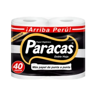 Papel Higiénico PARACAS Negro por 4 Rollos