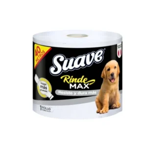 Papel Higiénico SUAVE Rindemax Negro Doble Hoja 1 Rollo