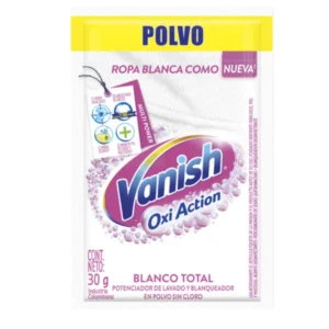 Quitamanchas en Polvo VANISH Blanco Sobre 30 g