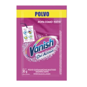 Quitamanchas en Polvo VANISH Rosado Sobre 30 g