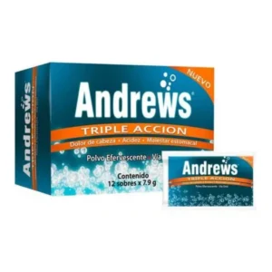 Sal de ANDREWS TRIPLE ACCION Polvo Efervescente 7.9 g