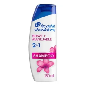 Shampoo HEAD & SHOULDERS Suave y Manejable Frasco 180 ml
