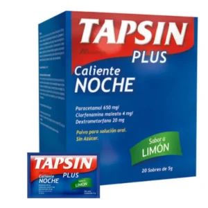 Sobre en Polvo TAPSIN Plus (Resfrío y Gripe Fuerte) 1 un.