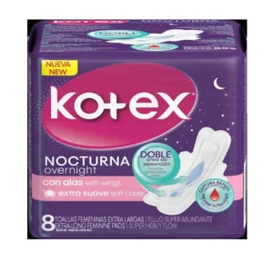 Toalla Higiénica KOTEX Nocturna 8 un