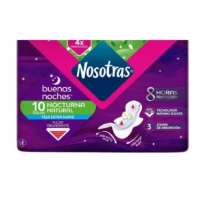 Toalla Higiénica NOSOTRAS Buenas Noches 10 un