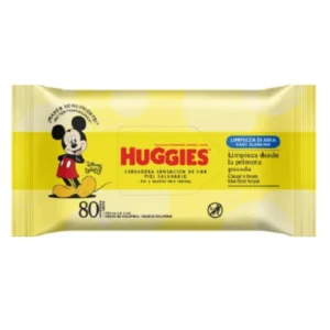 Toallitas Humedas HUGGIES Amarilla 80 un