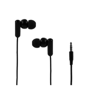 Audifonos Negros Ukca Entrada Jack 3.5 mm Paquete 1 un