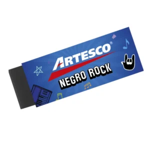 Borrador Grande ARTESCO Negro Rock 1 un