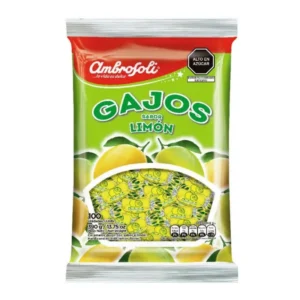 Caramelo Gajos AMBROSOLI Sabor a Limón Bolsa 390 g