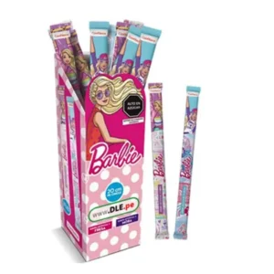 Chicle Tubo Barbie CONFITECA Mora y Fresa 20 g