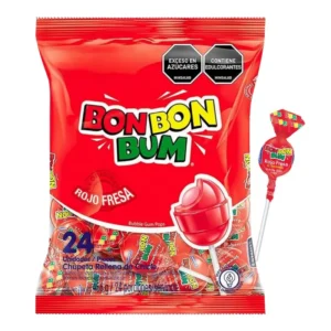 Chupetín BON BON BUM Fresa 1 un