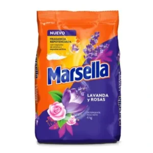 Detergente MARSELLA Lavanda y Rosa Bolsa 4k