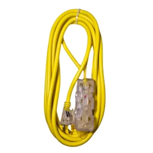 Extensión Electrica Wailec Plus Amarilla Cable 5 Mt