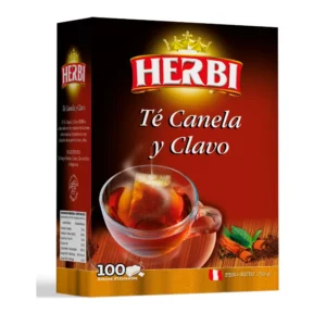 Filtrante HERBI Te Canela y Clavo X100 sobres
