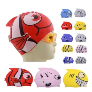 Gorro de Natacion Niños Forma de Pez 1 un