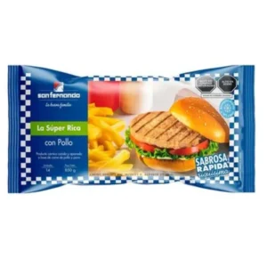 Hamburguesa la Super Rica de Pollo SAN FERNANDO 14ud