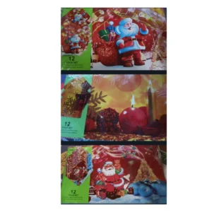 Individual Navidad Yayi Varios Modelos Paquete Set 12 pcs
