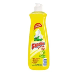 Lavavajilla Líquido SAPOLIO Limón 500 ml