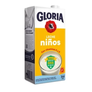 Leche Entera GLORIA UHT Kids Caja 946 ml