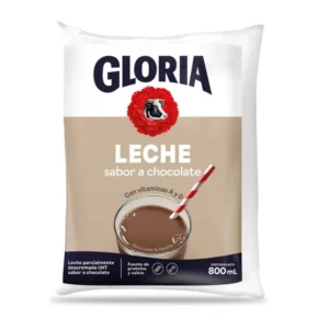 Leche UHT GLORIA Chocolatada Bolsa 800 ml