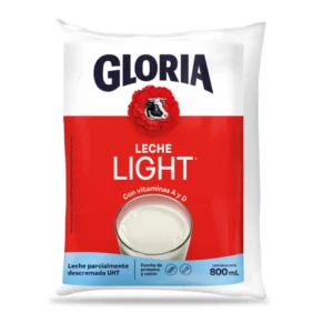 Leche UHT GLORIA Light Bolsa 800 ml