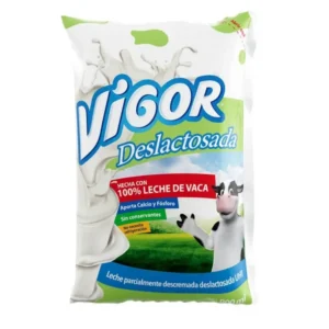 Leche UHT VIGOR Deslactosada Bolsa 800 ml