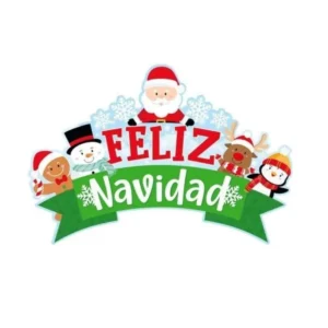 Letrero Feliz Navidad Varios Diseños 1 und