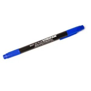 Marcador Permanente Azul Doble Punta 1 un