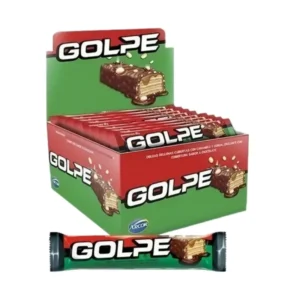 Oblea Golpe Cubierta de Chocolate Barra 18 g