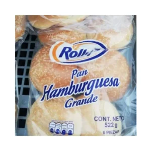Pan ROLLY'S Hamburguesa Rollys Bolsa 522 g