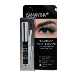 Pegamento P&W para Pestañas Negro 5 g en Caja.