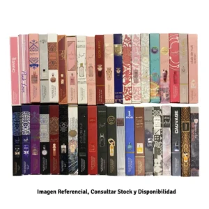 Perfumes de Cartera para Dama y Varón 35 ml.