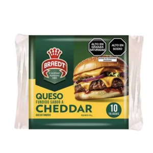 Queso Fundido BRAEDT Sabor a Cheddae Paquete 170 g