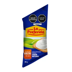 Queso Fundido LA PREFERIDA Natural 80 g