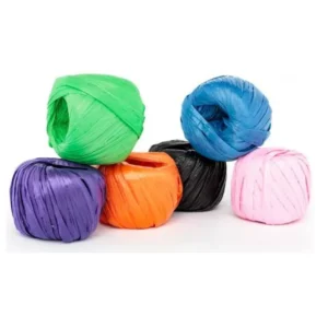 Rafia de Plástico Generico Colores Rollo 1 un