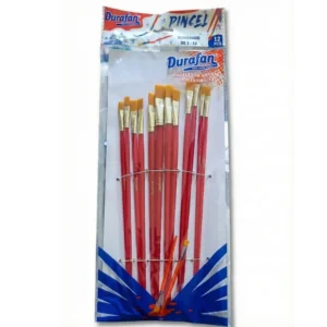 Set de Pinceles DURAFAN Rojos Blíster 12 un