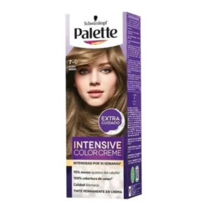 Tinte para Cabello PALETTE Rubio Medio 7-0.