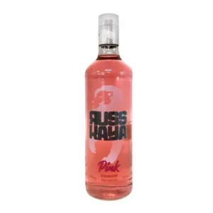Vodka RUSSKAYA Pink Strawberry Botella 750 ml