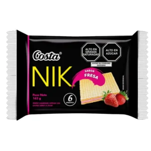 Wafer COSTA Nik Fresa Paquete 27 g