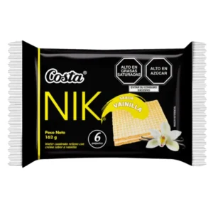 Wafer NIK Vainilla Paquete 27 g