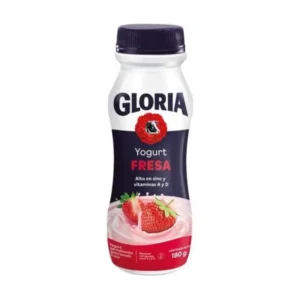 Yogurt GLORIA Fresa Botella 180 g